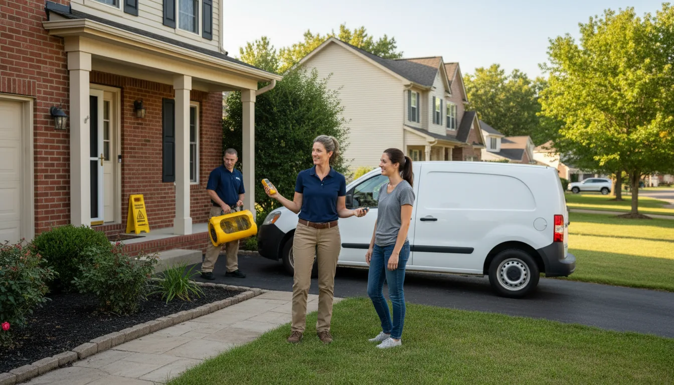 Water restoration image for Water Damage & Restoration Services in Belmont, NC
